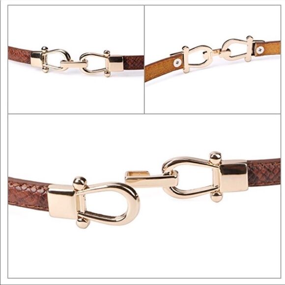 COPY - ✨NEW Skinny Thin Waist Leather Belts - Picture 5 of 7